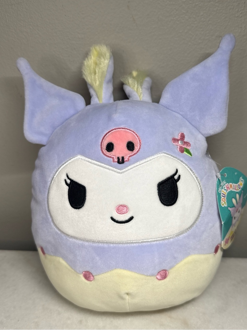 Squishmallow Kellytoy Plush Sanrio Kuromi 8" Easter 2024 NWT NEW